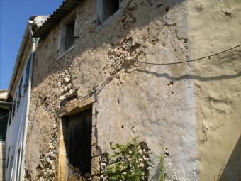 old stone built house Corfu